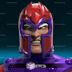 Magneto Angry Bust STL Printer Files