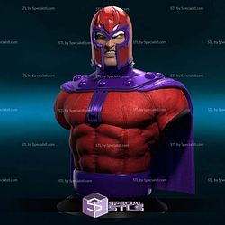 Magneto Angry Bust STL Printer Files