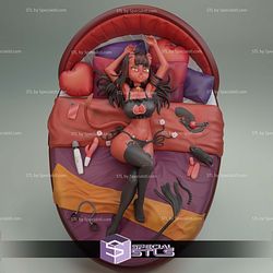 Meru the Succubus Bed STL Printer Files