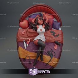 Meru the Succubus Bed STL Printer Files