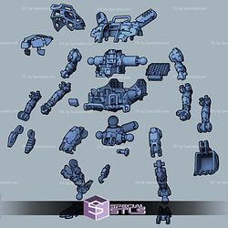 Pocket Mech Construction STL Printer Files