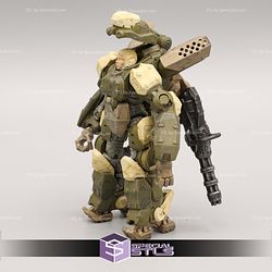 Pocket Mech Exo Armor Heavy STL Printer Files