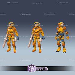 Pocket Mech Hazmat Response Unit STL Printer Files