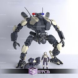 Pocket Mech Police STL Printer Files