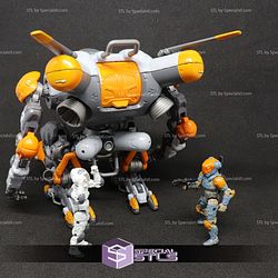 Pocket Mech Vulture STL Printer Files