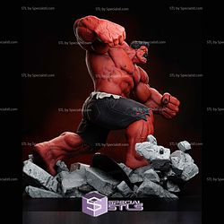 Red Hulk Beard STL Printer Files