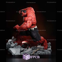 Red Hulk Beard STL Printer Files