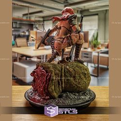 Red Sonja in Battle STL Printer Files