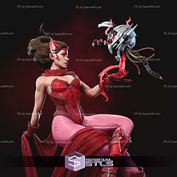 Scarlet Witch and Ultron Body STL Printer Files