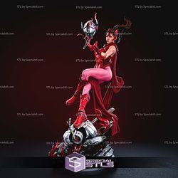 Scarlet Witch and Ultron Body STL Printer Files