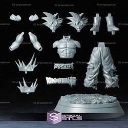 Son Goku 1-6 Scale Digital STL Files