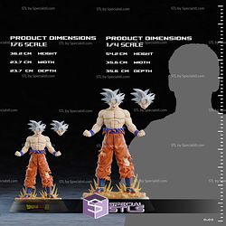 Son Goku 1-6 Scale Digital STL Files