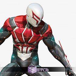 Spiderman 2099 Fire Base STL Printer Files