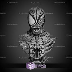 Spiderman Zombie Portrait Bust STL Printer Files