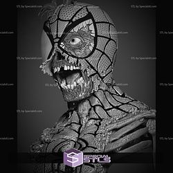 Spiderman Zombie Portrait Bust STL Printer Files