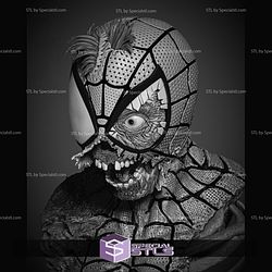 Spiderman Zombie Portrait Bust STL Printer Files