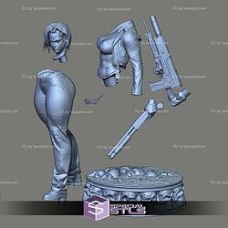 Terminator Girl and Glasses STL Printer Files