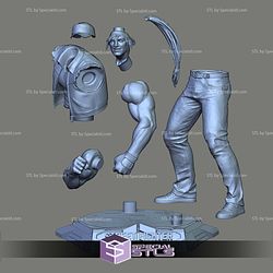 Terry Bogard 1-10 Scale STL Printer Files