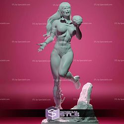 Vampirella and Skull Tomb STL Printer Files