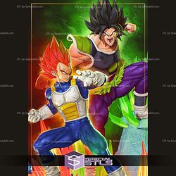 Vegeta Fight Broly STL Printer Files