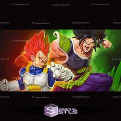 Vegeta Fight Broly STL Printer Files