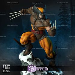 Wolverine Aciton on Snow Base STL Printer Files