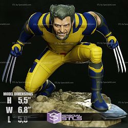 Wolverine Hugh Jackman Prepare Pose STL Printer Files