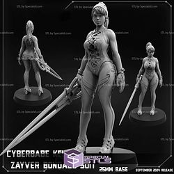 September 2024 Cyberpunk PapSikels Miniatures