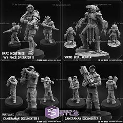 September 2024 Sci-Fi PapSikels Miniatures