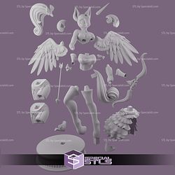 Anthro Princess Cadence 3D Print Files