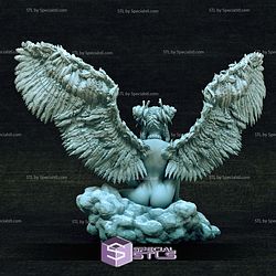 Athalia angel on a cloud 3D Print Files