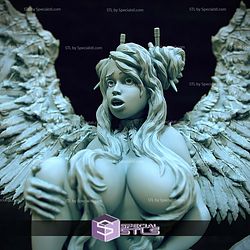 Athalia angel on a cloud 3D Print Files