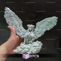 Athalia angel on a cloud 3D Print Files