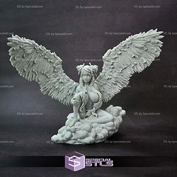 Athalia angel on a cloud 3D Print Files