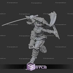 Basic STL - Bunny Samurai 3D Print Files