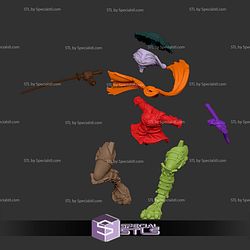 Basic STL - Bunny Samurai 3D Print Files