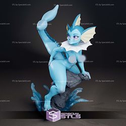 Blue Water Fox Vaporeon 3D Print Files