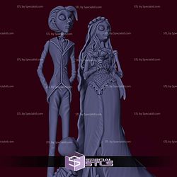 Corpse Bride Diorama Halloween 3D Print Files