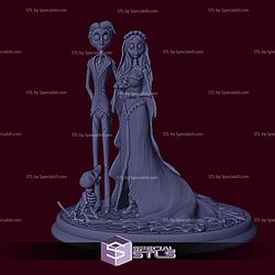 Corpse Bride Diorama Halloween 3D Print Files