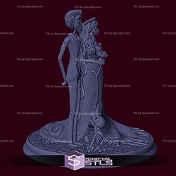 Corpse Bride Diorama Halloween 3D Print Files