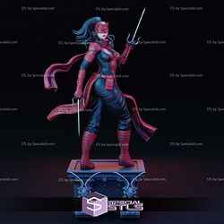 Daredevil Woman Version Pose 1 3D Print Files