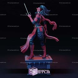 Daredevil Woman Version Pose 1 3D Print Files