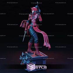 Daredevil Woman Version Pose 1 3D Print Files