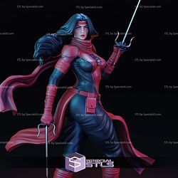 Daredevil Woman Version Pose 1 3D Print Files