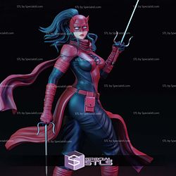 Daredevil Woman Version Pose 1 3D Print Files