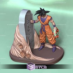 Goku Visit Akira Toriyama Tomb 3D Print Files