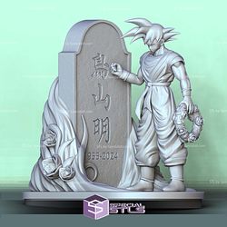 Goku Visit Akira Toriyama Tomb 3D Print Files