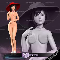 Girl Red Hat 3D Print Files