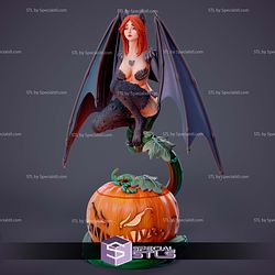 Halloween Bat Girl Pumpkin NSFW3D Print Files