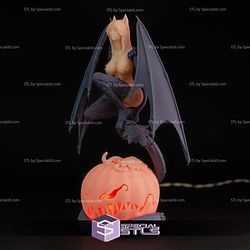 Halloween Bat Girl Pumpkin NSFW3D Print Files